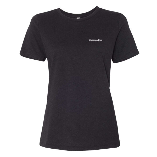 Ultrasound AI Printed - Women’s Relaxed Fit Heather CVC Tee Thumbnail