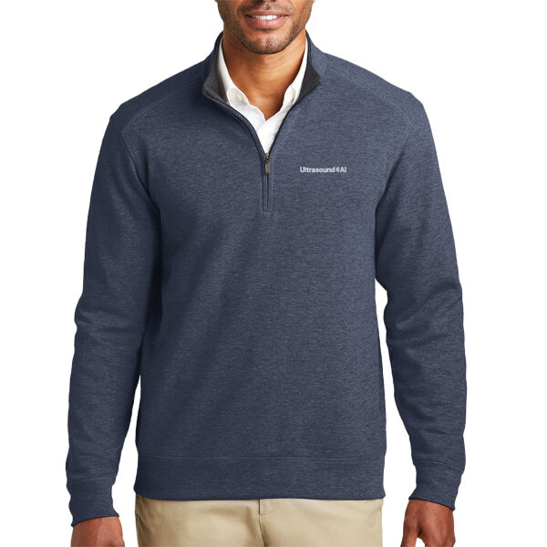 Ultrasound AI Embroidered - Interlock 1/4 Zip Thumbnail