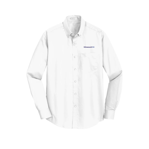 Ultrasound AI Embroidered - Wrinkle Resistant Button Down Thumbnail