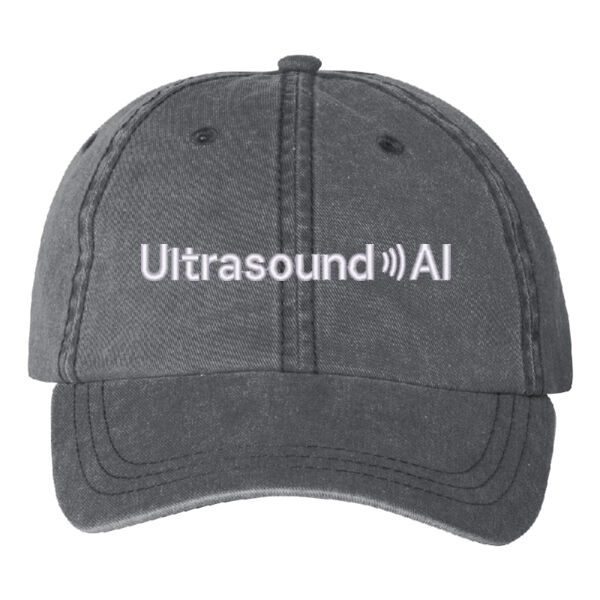 Ultrasound AI Embroidered - Pigment-Dyed Cap Thumbnail