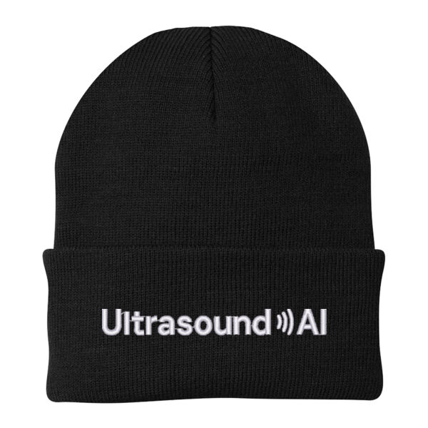 Ultrasound AI Embroidered - Knit Cap Thumbnail