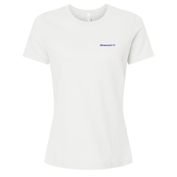 Ultrasound AI Printed - Women’s Relaxed Fit Heather CVC Tee Thumbnail