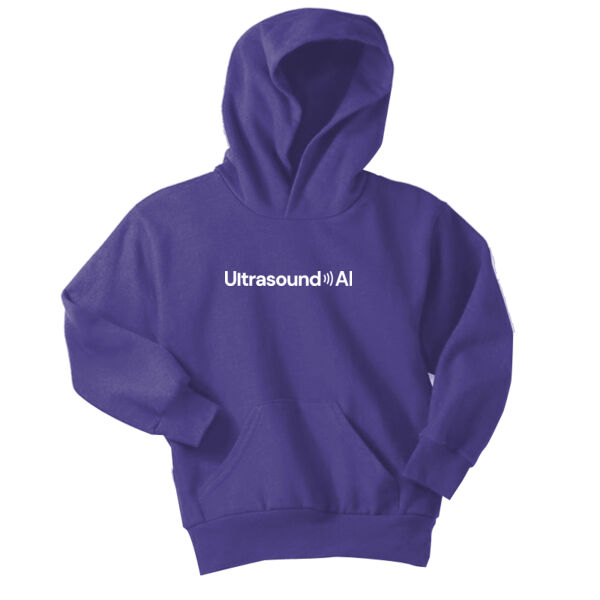 Ultrasound AI Printed - Youth Core Fleece Pullover Hooded Sweatshirt Thumbnail