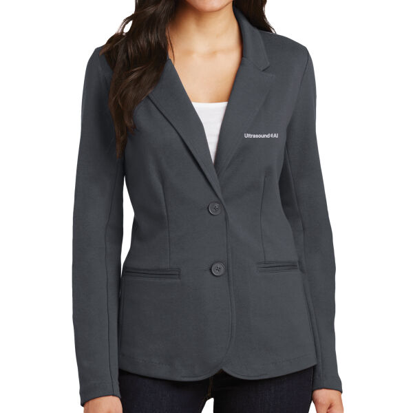 Port Authority UltrasoundAI Embroidered- - Women's Knit Blazer Thumbnail