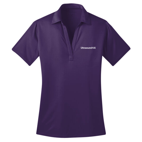 Port Authority UltrasoundAI Embroidered- - Women's Silk Touch Performance Polo Thumbnail